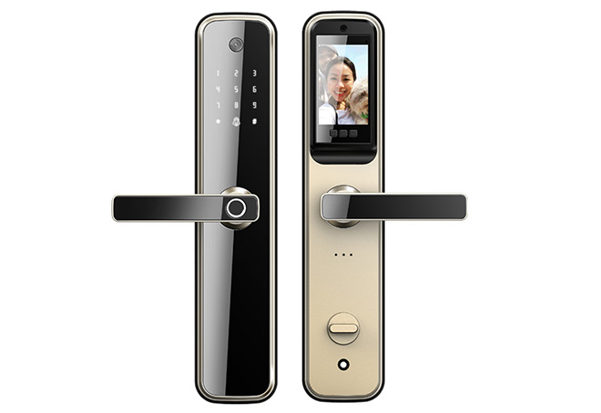 拉盯D2P可視貓眼智能門(mén)鎖遠(yuǎn)程WIFI在線(xiàn)管理智能家